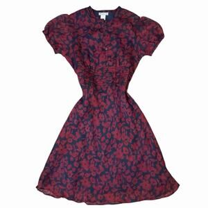 Women’s Delia’s Whimsygoth Prairie Style Midi Dress Puff Sleeves Size 11/12